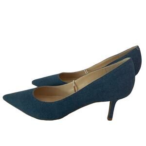 Marc Fisher Women’s Size 9 Blue Denim 2” Heels - New
